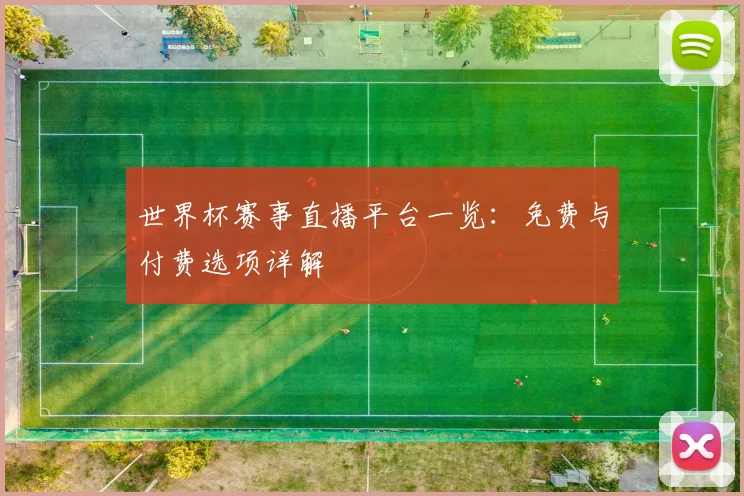 世界杯赛事直播平台一览：免费与付费选项详解