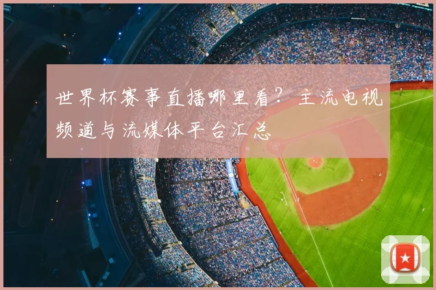 世界杯赛事直播哪里看？主流电视频道与流媒体平台汇总